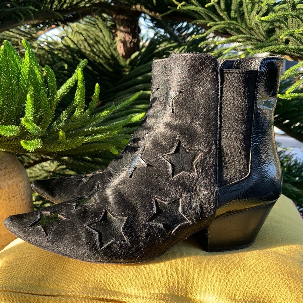 Ash Pony Hair Chelsea Boots